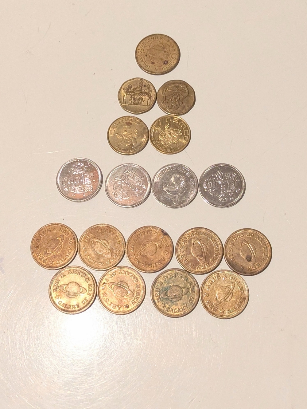 Children's Gaming Tokens Mostly VINTAGE
